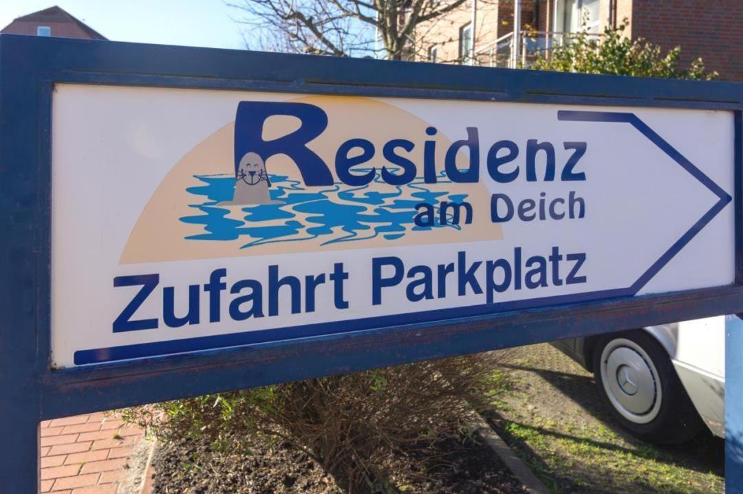 ´Ferienwohnung Nörddiek - Strandnähe - Meerblick Norddeich  Exterior foto